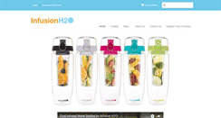 Desktop Screenshot of infusionh2o.com